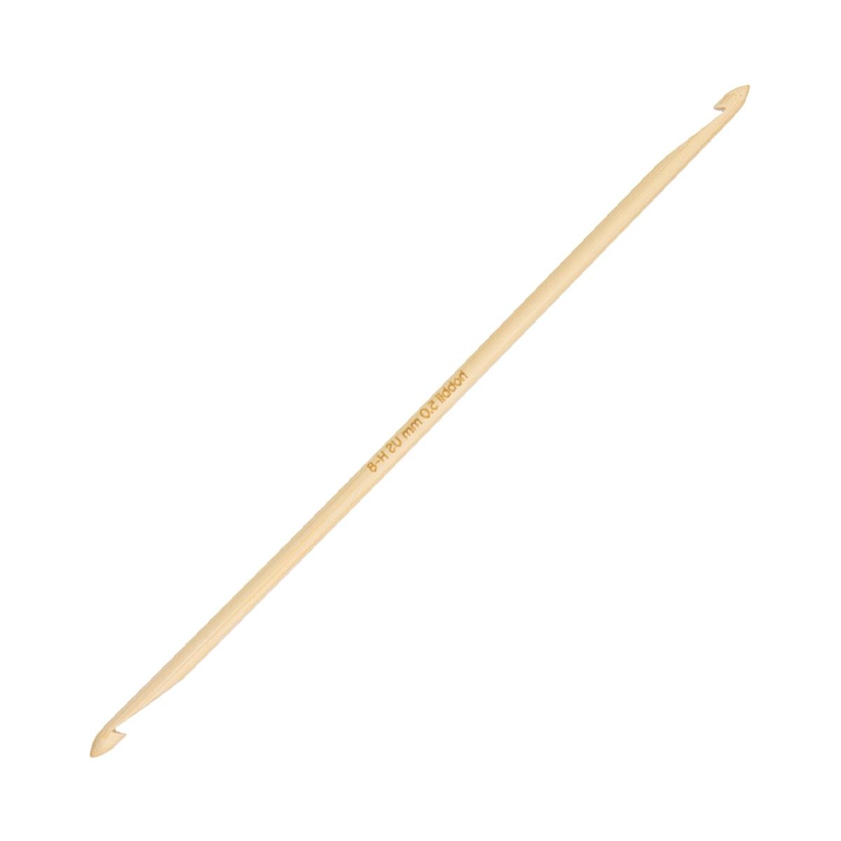 Bamboo Double Ended Tunisian Crochet Hook - 20 cm (8 in) – Hobbii