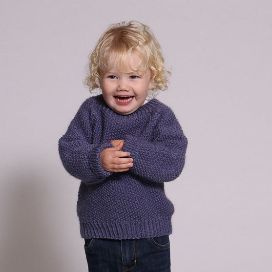 Alex Sweater in Seed Stitch
5