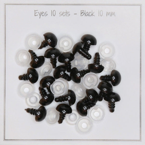 Safety eyes - 10 mm (0.39 in) - Go Handmade
1