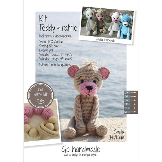 Pattern Pack (Crochet) - Teddy & Rattle - Go Handmade
1