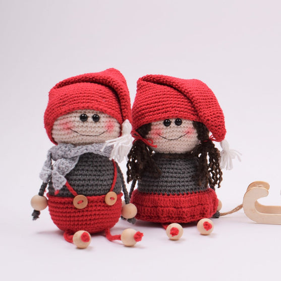 Crocheted Elf Couple
2