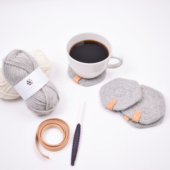 Felted Coffee Coaster
3