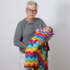 Super Rainbow Swaddle Blanket
1