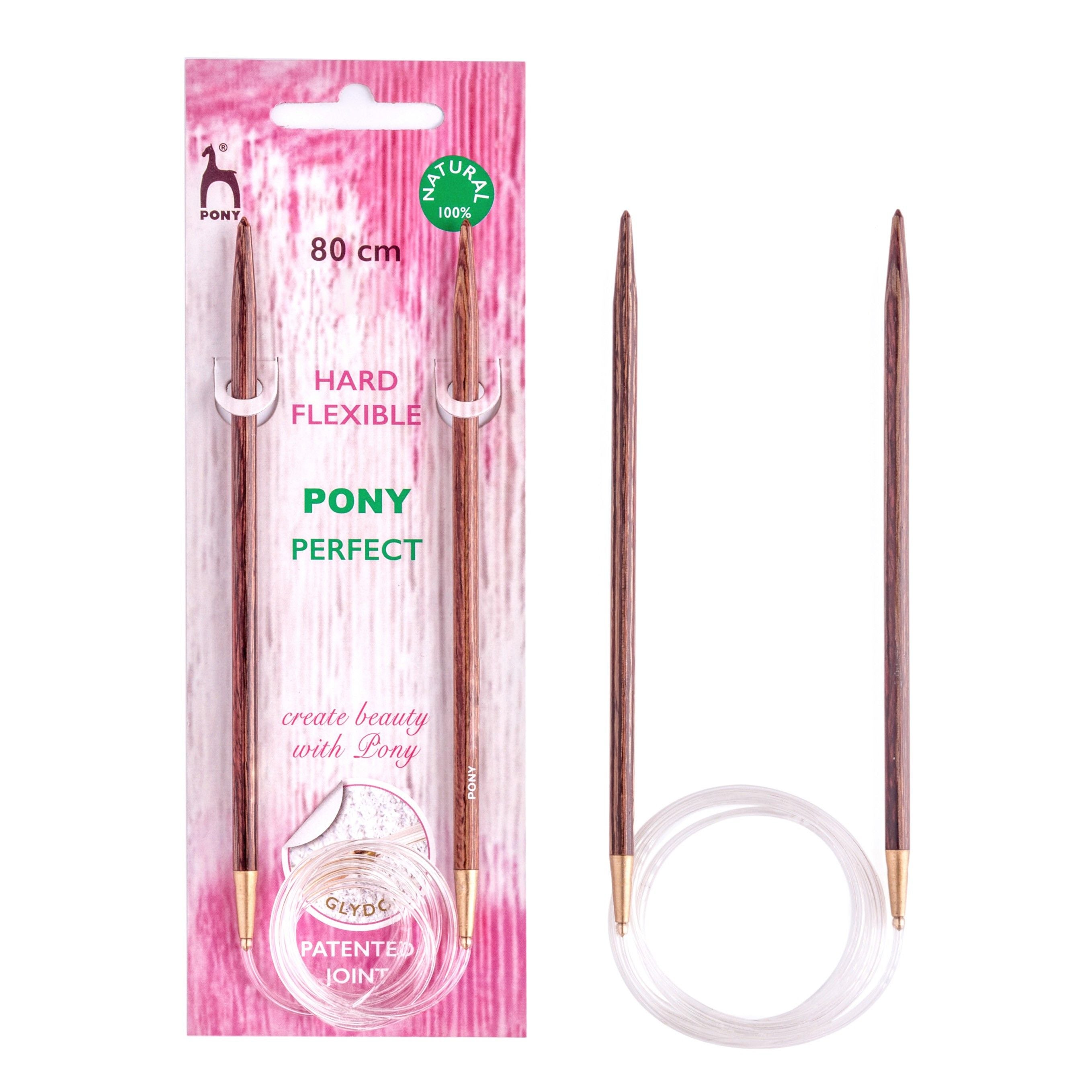 「LOOKPLE」Pigment Washing Hachi Round Knit ★5color Perfect Circular Needle – 31.5 Inches (80 cm) – Hobbii