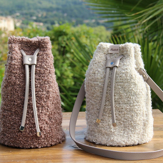 Bag Drawstring - Black/Bronze - Go Handmade
5