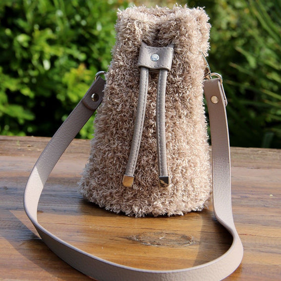 Bag Drawstring - Black/Silver - Go Handmade
4