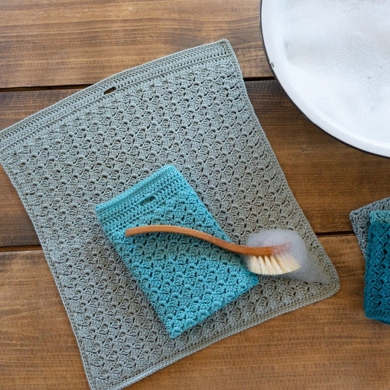 Side by Side - Crocheted Dishcloth
5