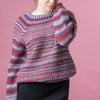 Anette - Print Moss Stitch Sweater
1