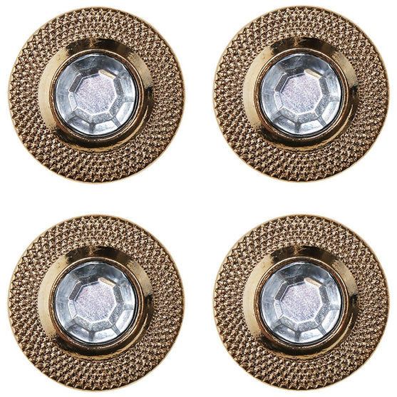 Bling Buttons - 17 mm - 4 pieces - Go Handmade
1