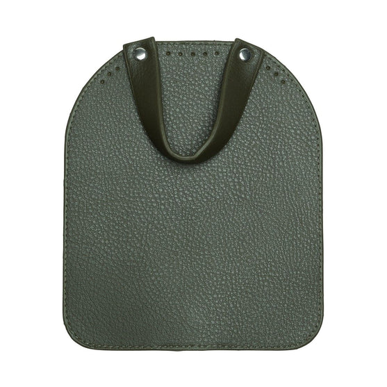 Bag Flap w/Magnetic Button - Green/Silver - Go Handmade
1