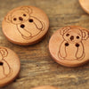 Animal buttons - 17 mm - Go Handmade
2