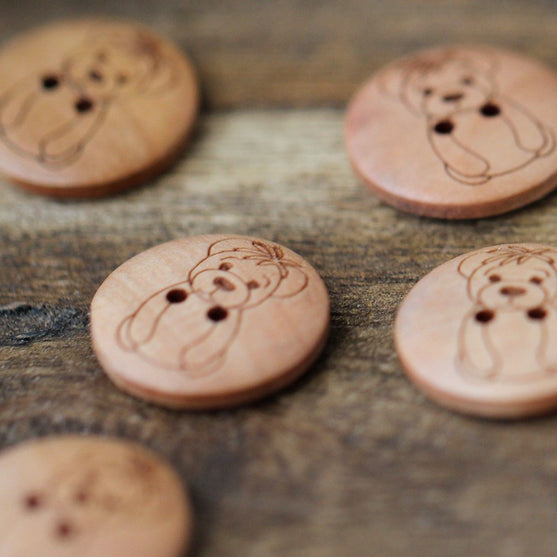 Animal buttons - 17 mm - Go Handmade
5