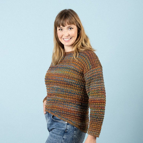 Nanna - Sweater with relief pattern
2