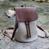 Bag Flap w/Magnetic Button - Brown/Bronze - Go Handmade
2