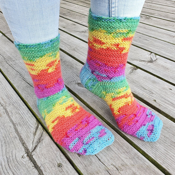 Linda’s Herringbone Socks
4