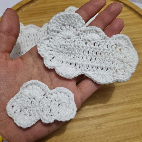 Clouds with rain drops - Applique
2