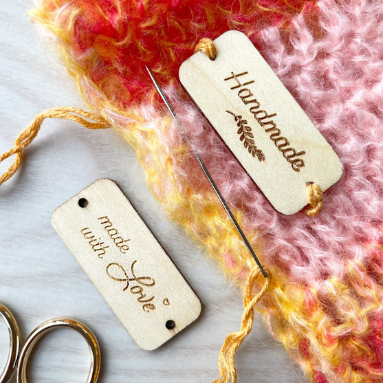 Wooden labels - Made With Love - Hobbii
4