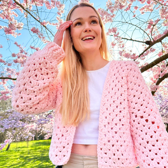 Hexi Honey Bunny Solid - Cardigan
1
