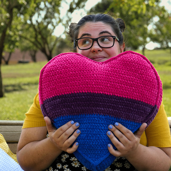 Bisexual Pride - Heart Pillow
1