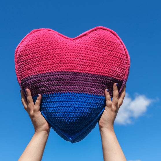 Bisexual Pride - Heart Pillow
2