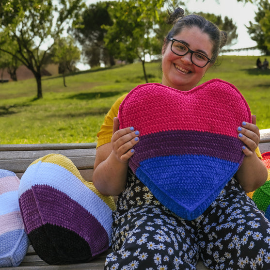 Bisexual Pride - Heart Pillow
4