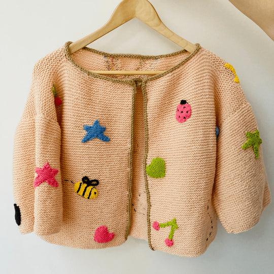Applique Jacket - Children’s Cardigan