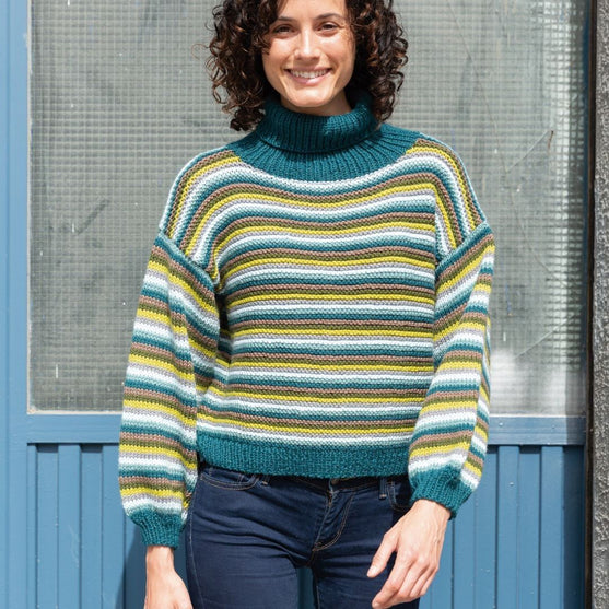 8036-436 Striped Woman's Jumper
2
