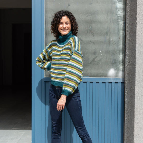 8036-436 Striped Woman's Jumper
5