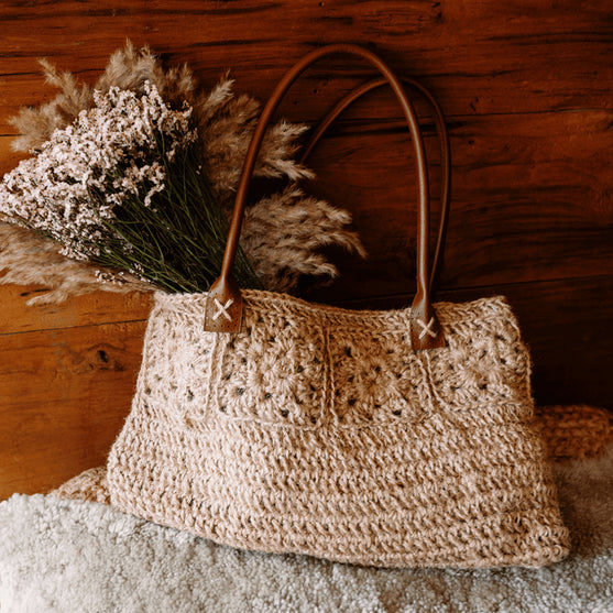 Rose Window - Jute Tote Bag
2