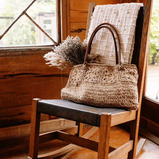 Rose Window - Jute Tote Bag
3