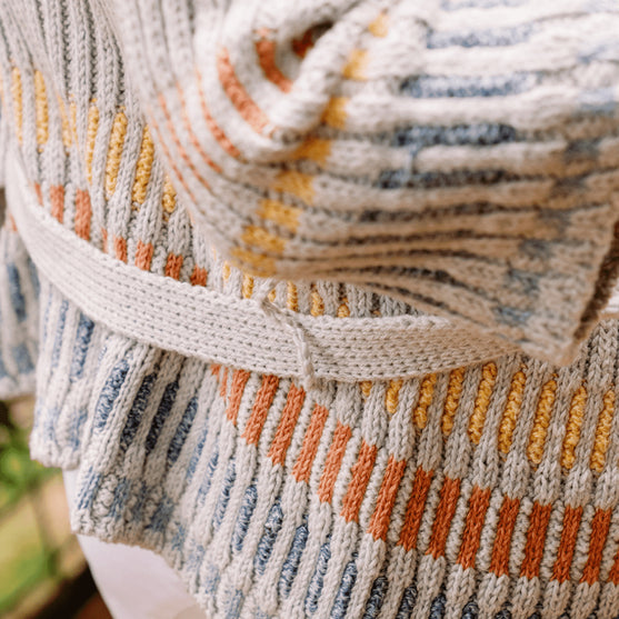 Fusing Cardigan - Open Cardi with Tie Belt
7
