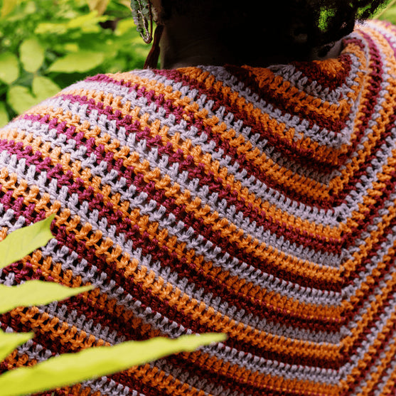 Confetti Glass - Triangular Shawl
3