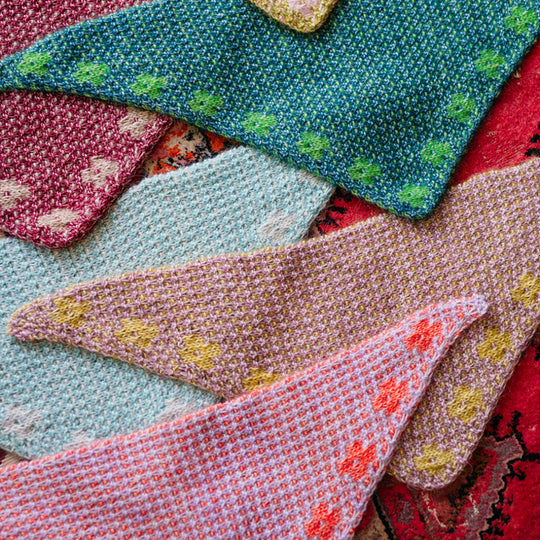 Pressed Flowers Kerchief - Mosaic Bandana