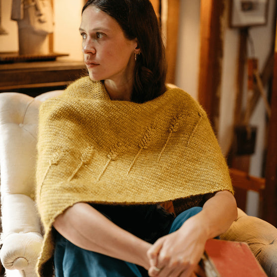 Heart of Gold - Textured Triangular Wrap
6