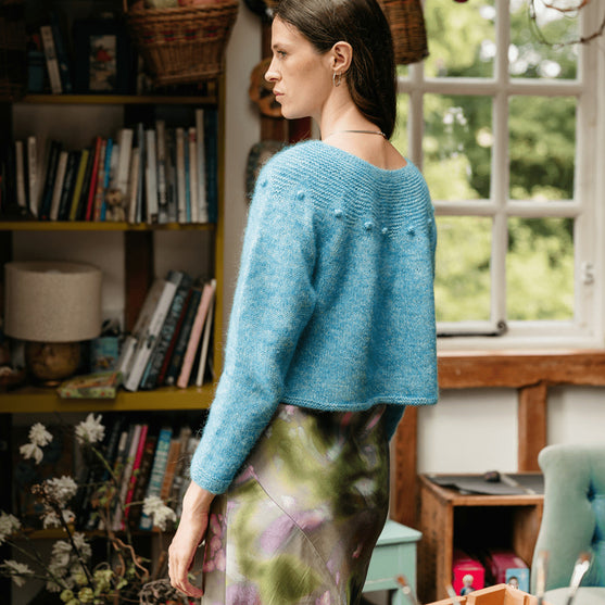 Adorned Pullover - Garter Yoke Pullover
2
