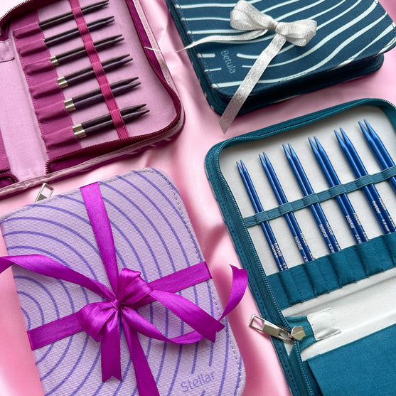 Stellar Interchangeable Circular Needle Set Essential - Sapphire - Hobbii
12