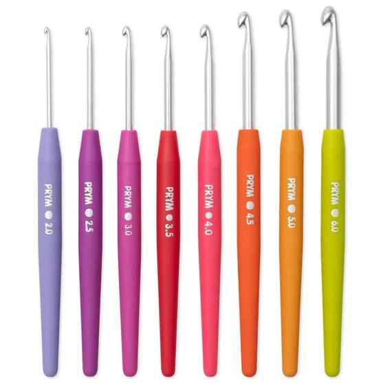 Crochet Hooks with Soft Grip - Prym
7