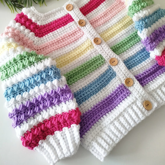 Spring Berry - Children’s Cardigan
4