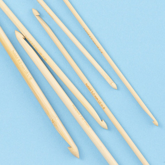 Bamboo Double Ended Tunisian Crochet Hook - 20 cm (8 in) - Hobbii
3