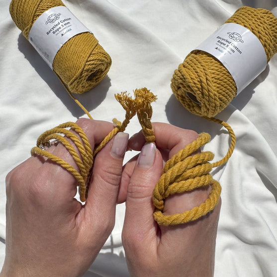 Recycled Cotton Rope (5 mm - 0.19 in) - Hobbii
5