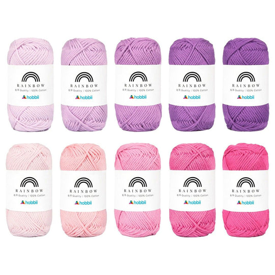 Rainbow Cotton 8/8 Color Pack - Hobbii