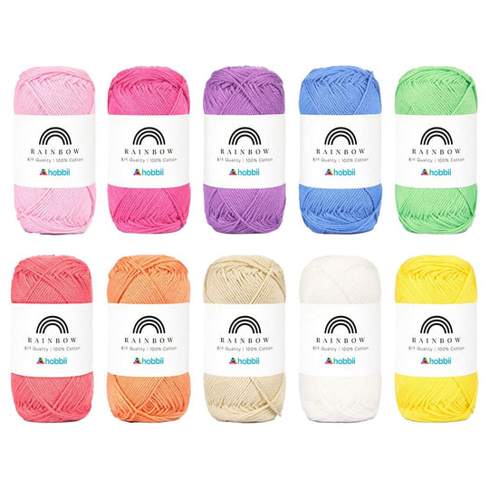 Rainbow Cotton 8/4 Color Pack - Hobbii