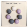 Silicone pearls, 7 pcs., D15 mm / 0.6 inches - Go Handmade
1