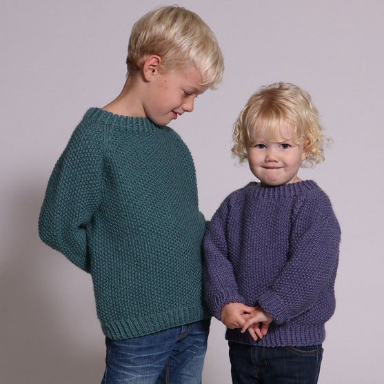 Alex Sweater in Seed Stitch
6