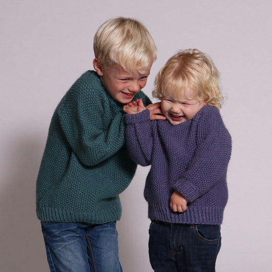 Alex Sweater in Seed Stitch
7