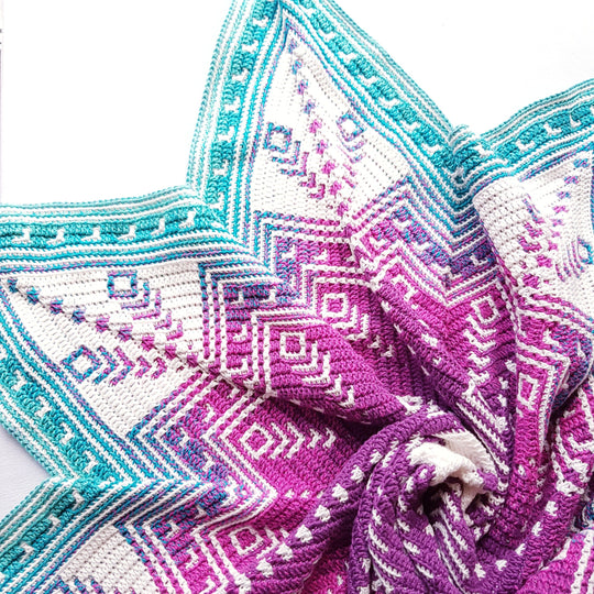 Peacock Delight - Small Blanket