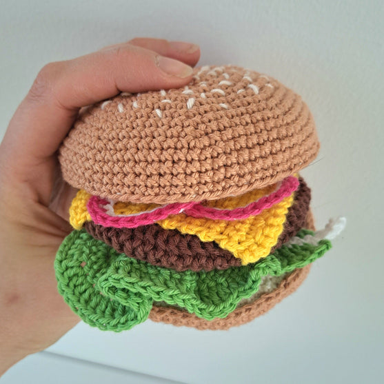Hamburger and french fries
3