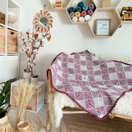 Illusion Mosaic Square - Blanket
2