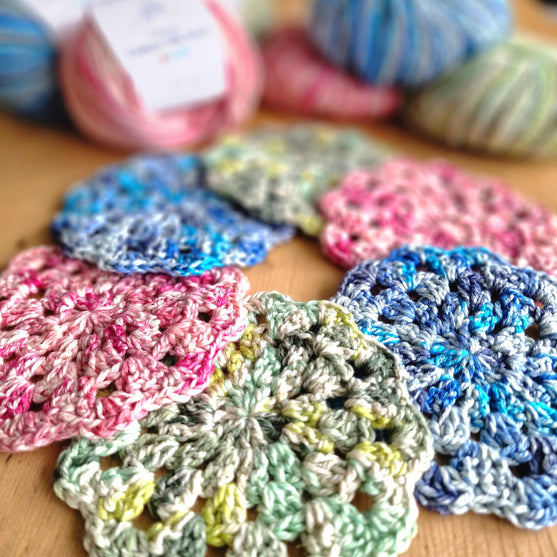 Silk Print Flower - Coasters
4