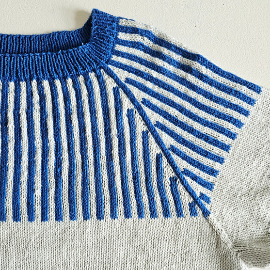 Blå Linjer – T-shirt
3